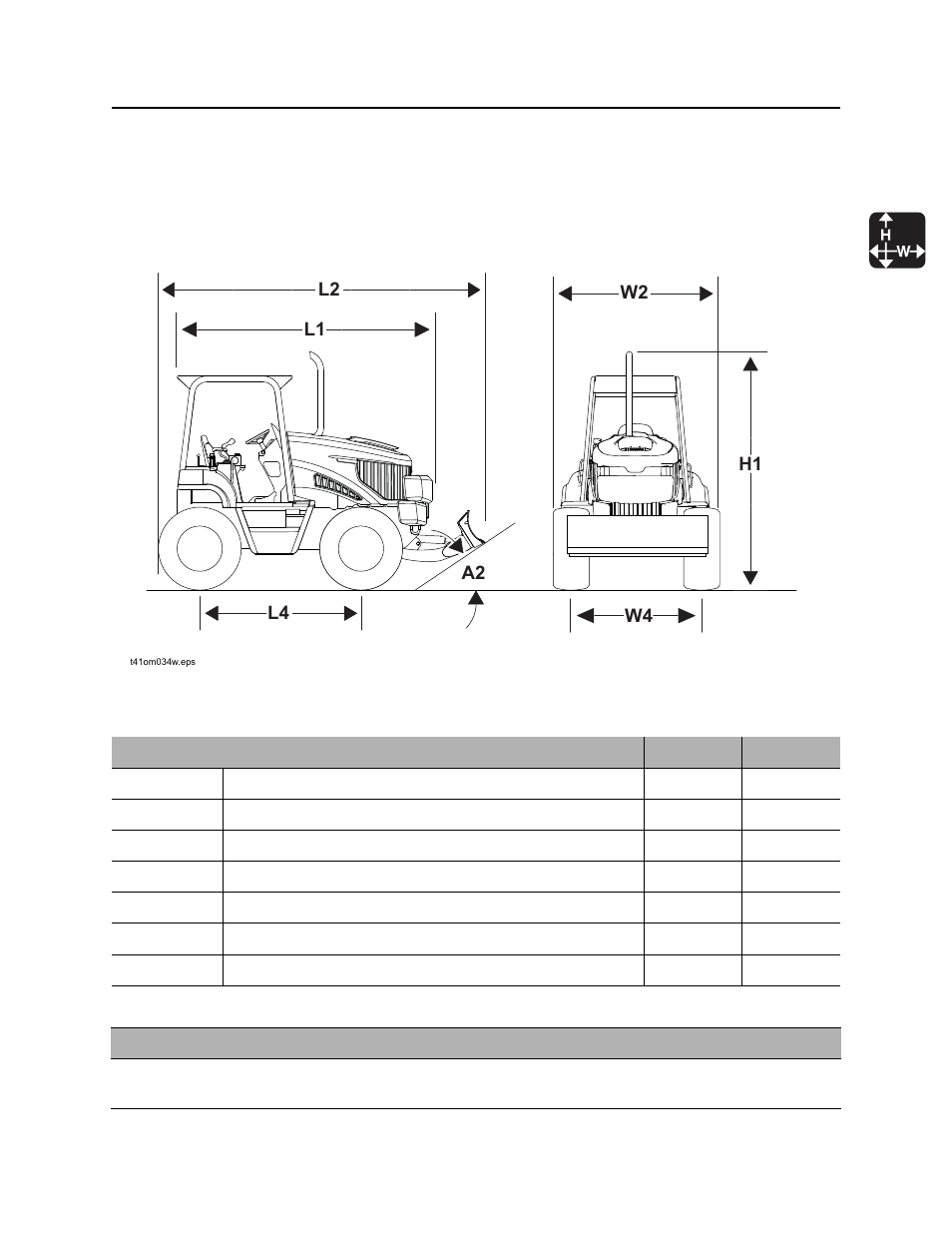 Specifications, Rt120 tractor, Rt120 operator’s manual | Ditch Witch RT120 User Manual | Page 198 / 223