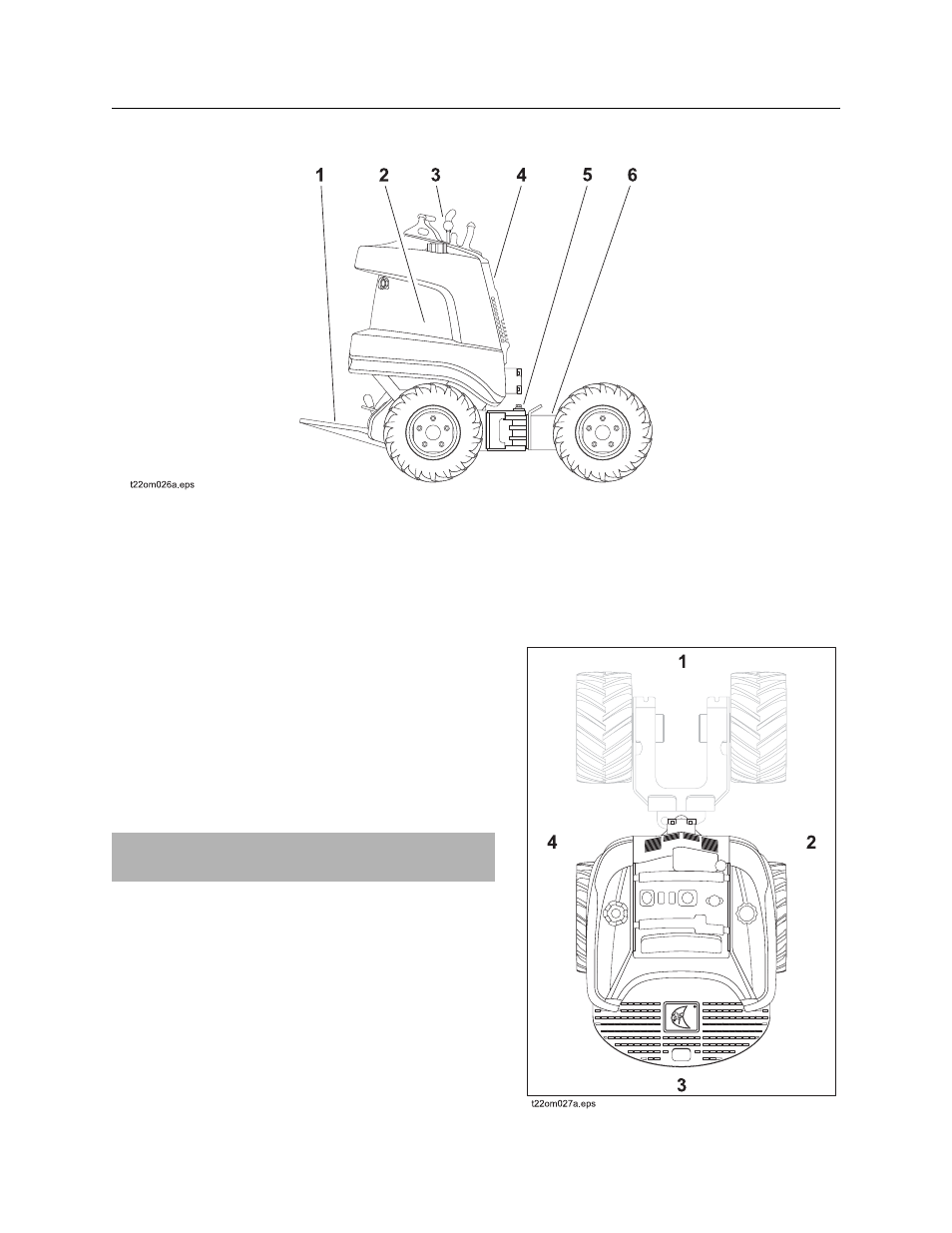 Unit components, Operator orientation, Unit components operator orientation | Ditch Witch Zahn User Manual | Page 5 / 105