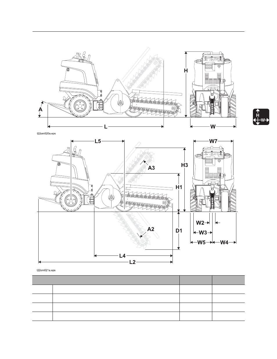 Power unit with headshaft auger trencher | Ditch Witch Zahn User Manual | Page 94 / 105