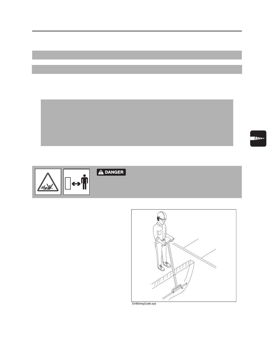 Drill, Using drill string guide, Rt80q operator’s manual | Ditch Witch RT80 User Manual | Page 122 / 203