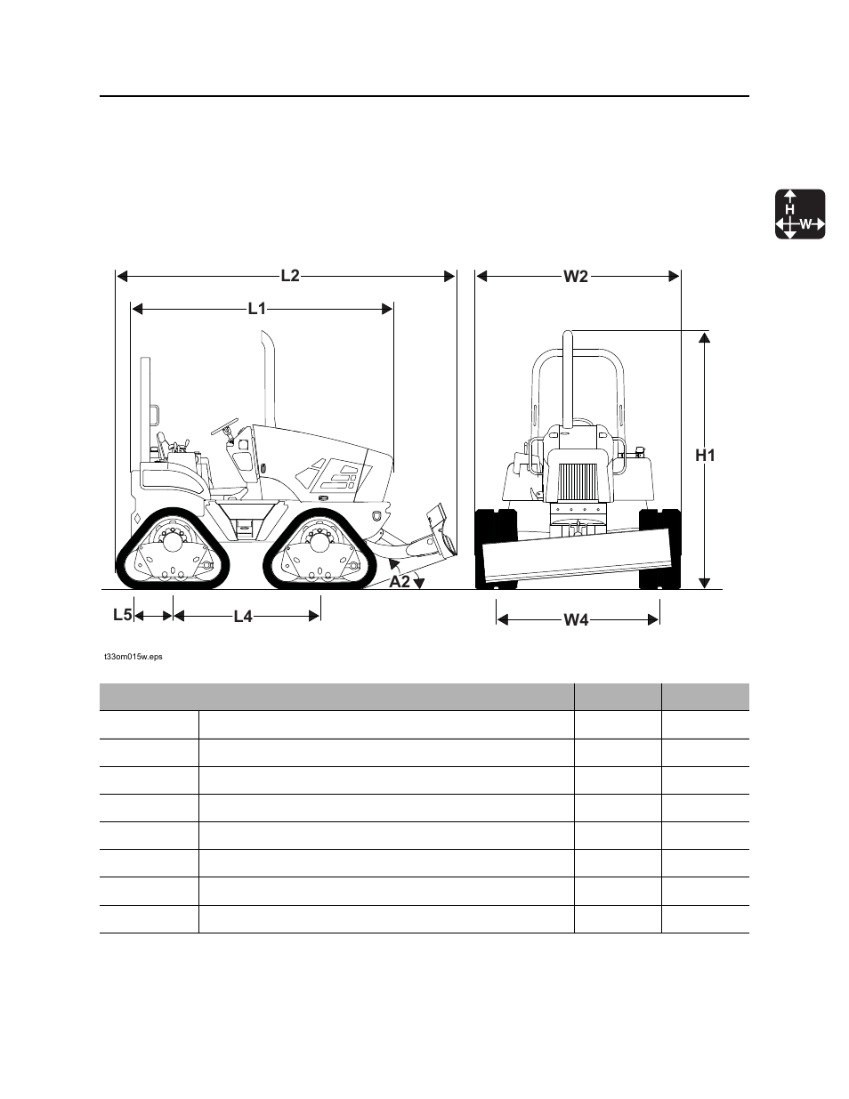 Specifications, Rt80q tractor, Rt80q operator’s manual | Ditch Witch RT80 User Manual | Page 180 / 203