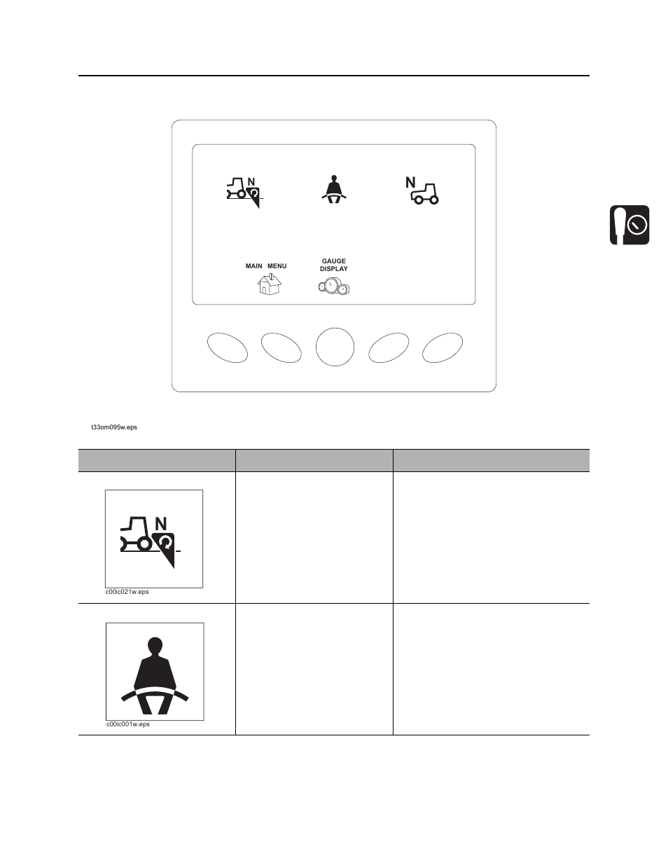 Diagnostics, Rt80q operator’s manual, Graphic display | Ditch Witch RT80 User Manual | Page 42 / 203