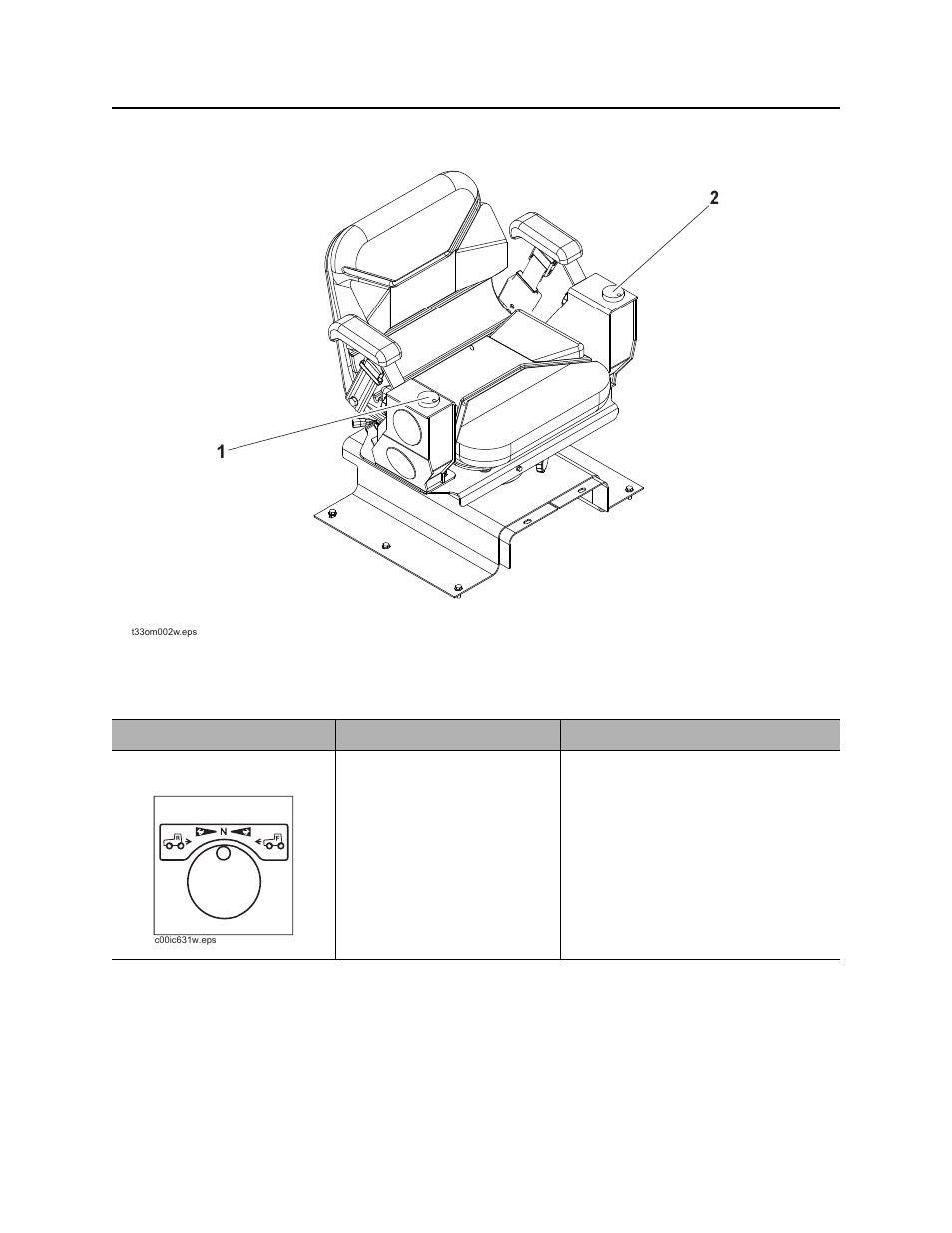 Seat console, Rt80q operator’s manual | Ditch Witch RT80 User Manual | Page 47 / 203