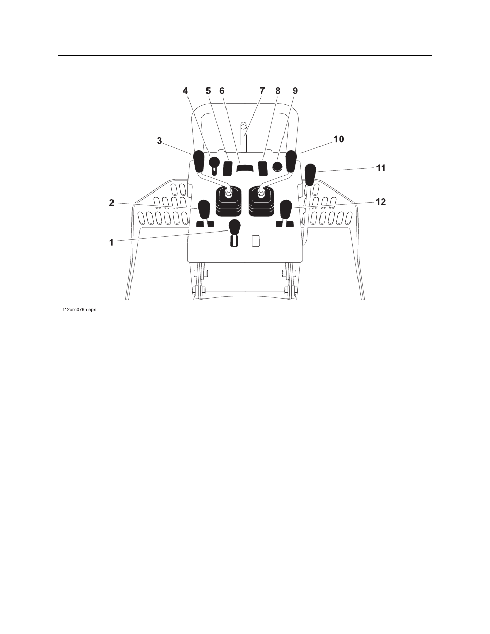 Backhoe console, Rt115q operator’s manual | Ditch Witch RT115 Q User Manual | Page 49 / 193