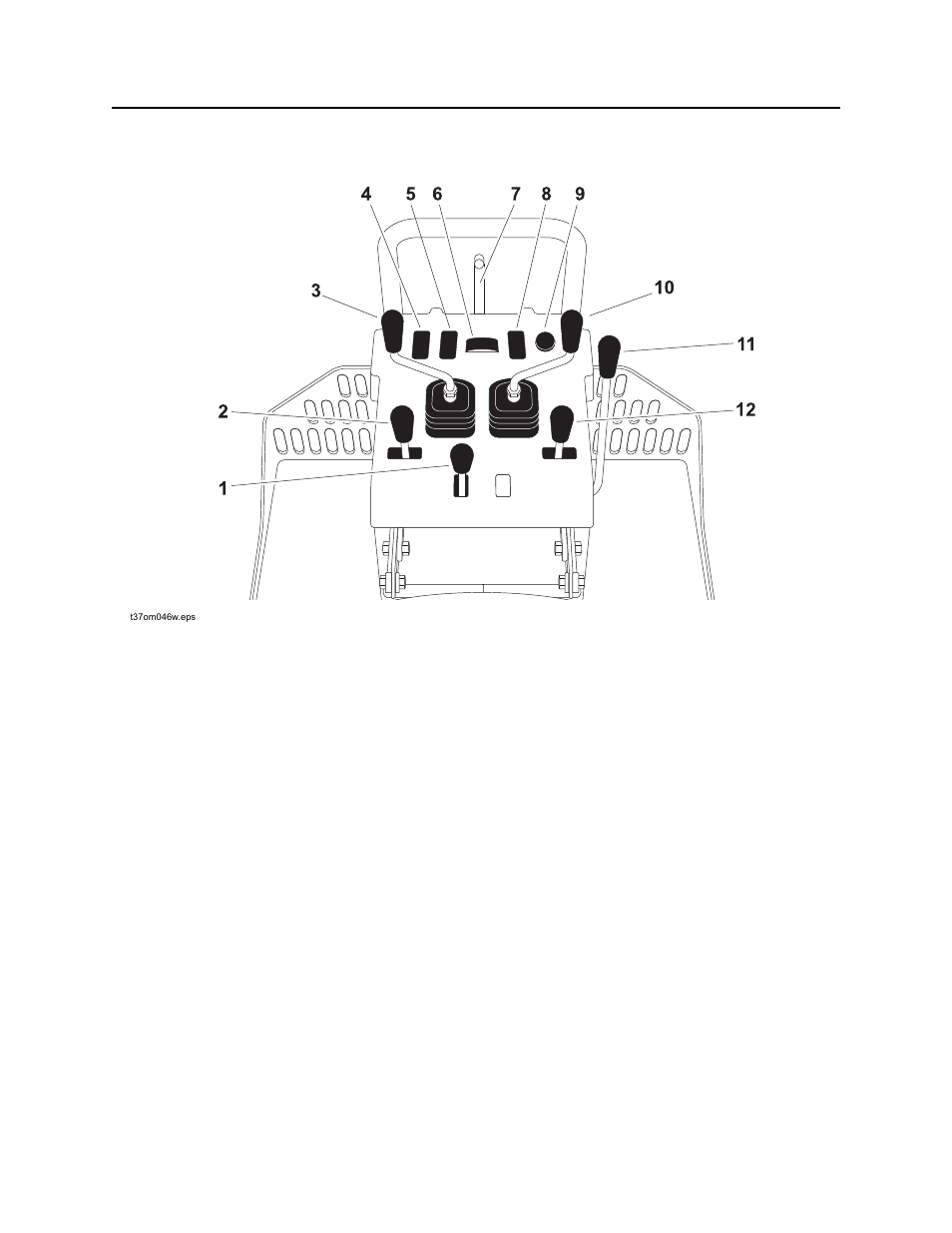 Backhoe console, Rt120q operator’s manual | Ditch Witch RT120 Q User Manual | Page 57 / 211