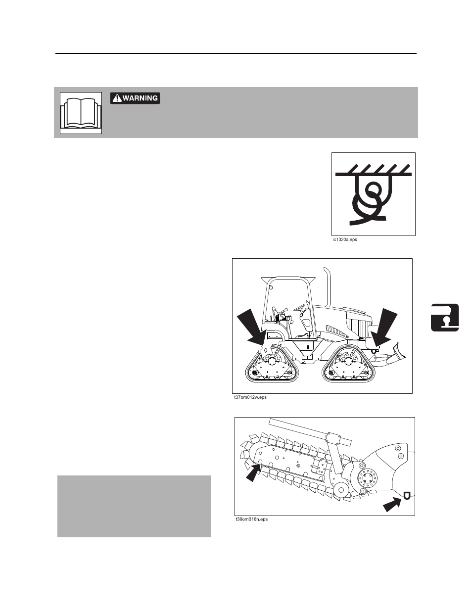 Tie down, Points, Procedure | Rt120q operator’s manual | Ditch Witch RT120 Q User Manual | Page 86 / 211
