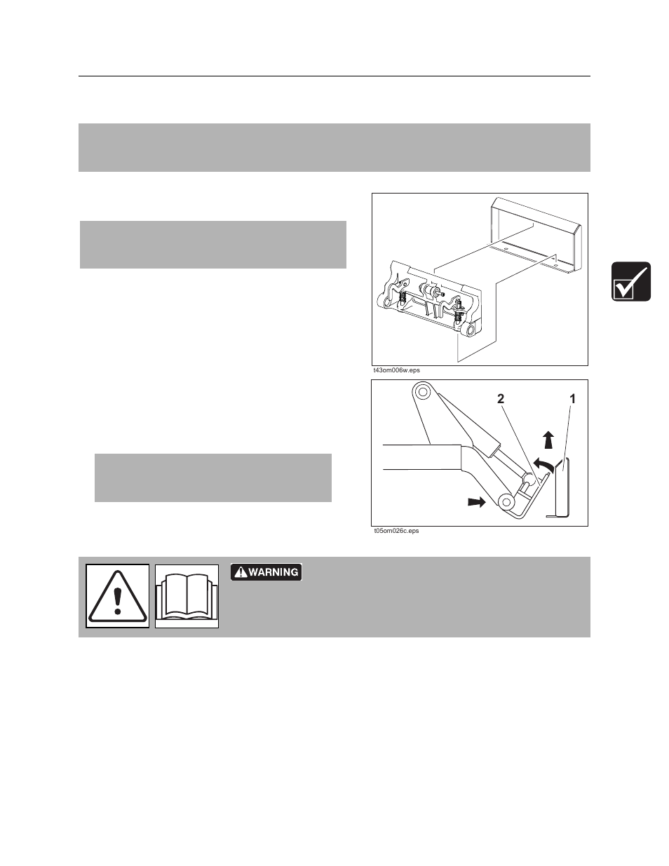 Connect attachment, Attachment, Sk850 operator’s manual | Ditch Witch SK850 User Manual | Page 46 / 107