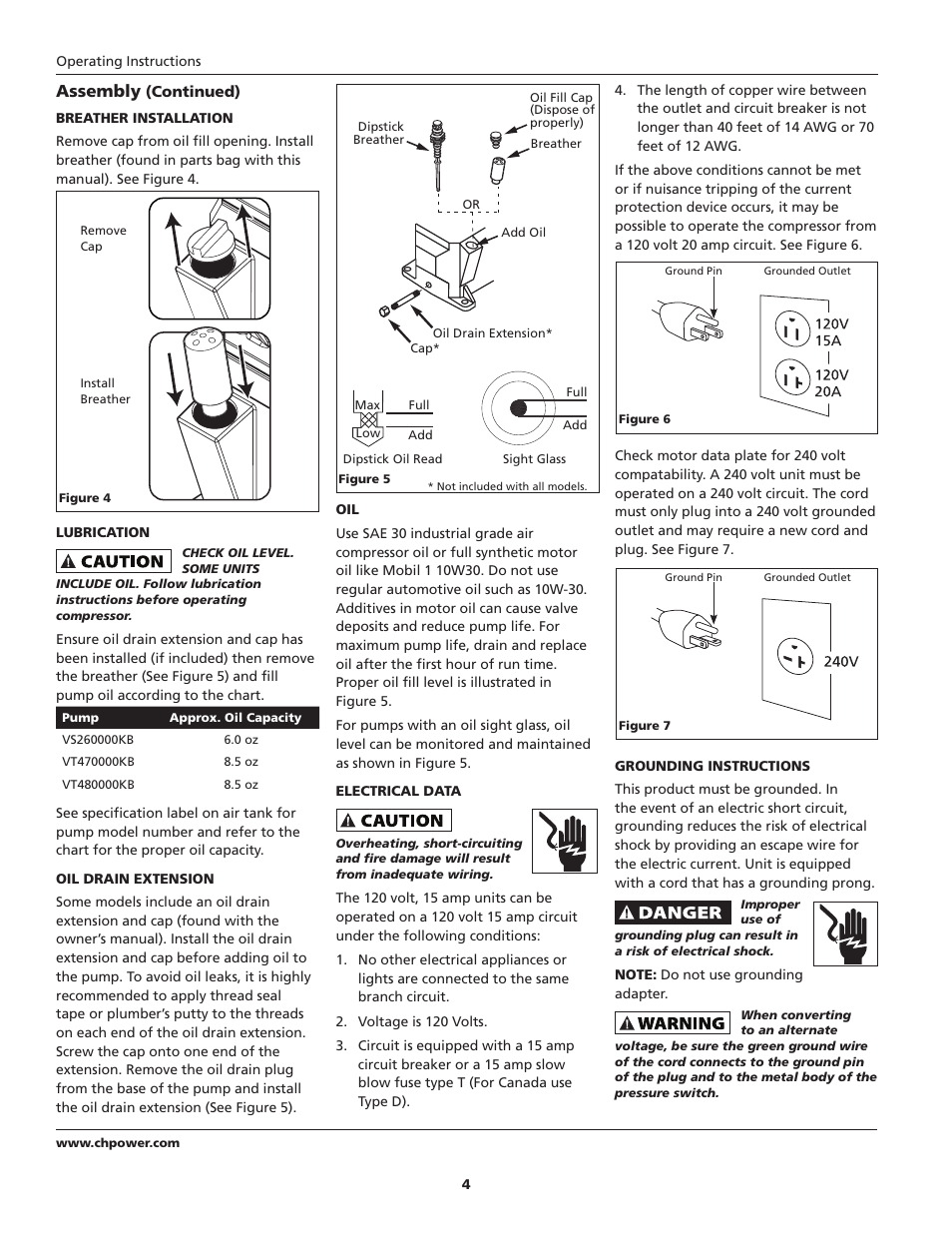 Assembly | Campbell Hausfeld IN625501AV User Manual | Page 4 / 24