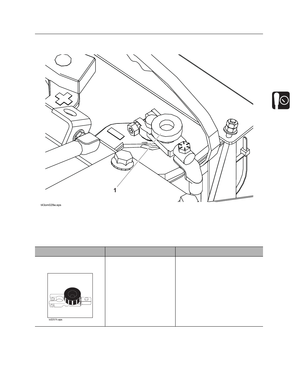 Engine compartment, Sk850 operator’s manual | Ditch Witch SK850 Footings Machine User Manual | Page 38 / 107