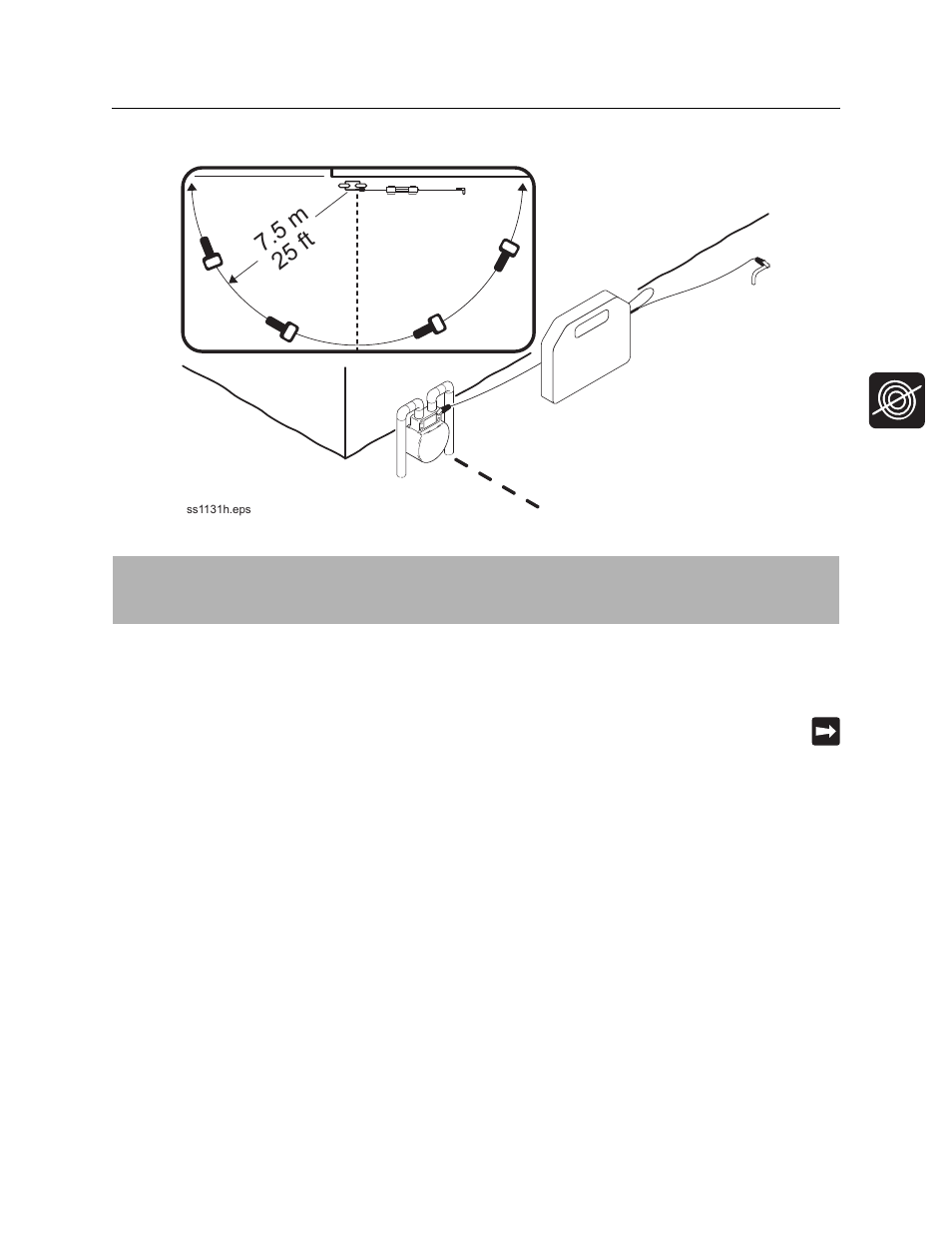 Technique, 5 m 25 ft, 250r/t operator’s manual | Ditch Witch 250RT User Manual | Page 26 / 49