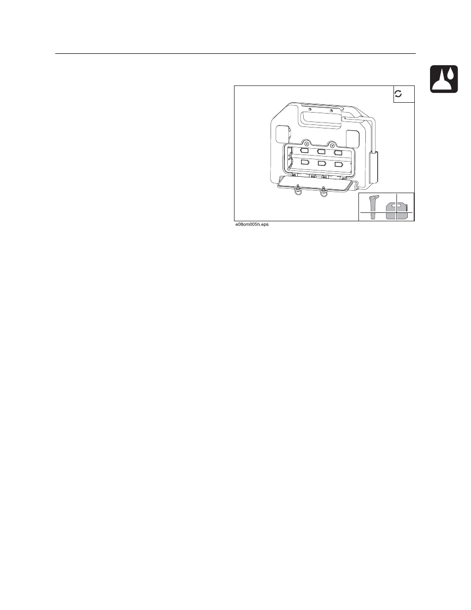 Transmitter unit, Use six d-cell alkaline batteries in transmitter, Transmitter error messages | Red led with no tone, 250r/t operator’s manual | Ditch Witch 250RT User Manual | Page 40 / 49
