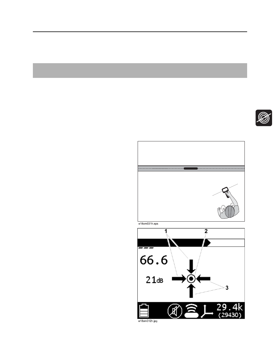Locate beacon signal, Setup, Technique | Utiliguard™ series operator’s manual | Ditch Witch UtiliGuard User Manual | Page 42 / 57