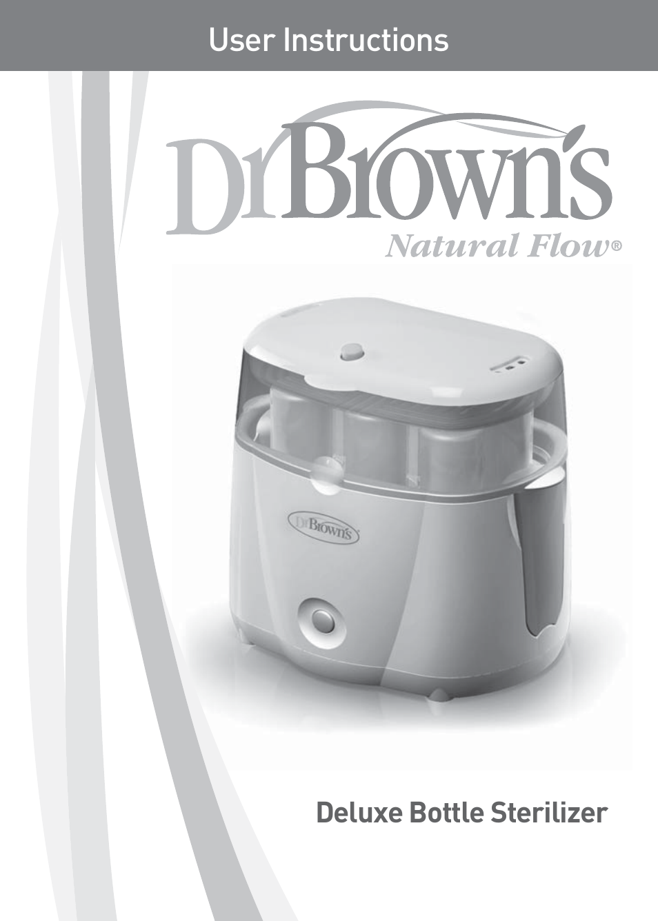Dr. Brown's Deluxe Bottle Sterilizer User Manual | 20 pages