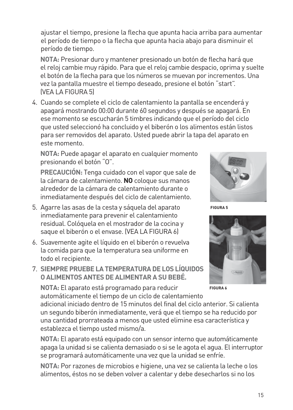 Dr. Brown's Deluxe Bottle Warmer User Manual | Page 15 / 24