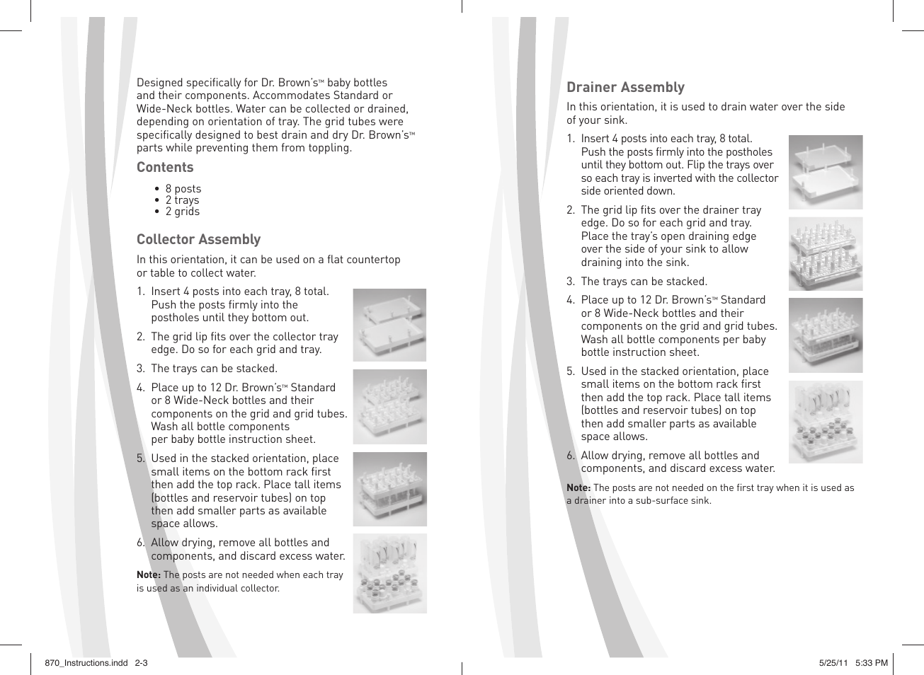Dr. Brown's Drying Rack User Manual | Page 2 / 6