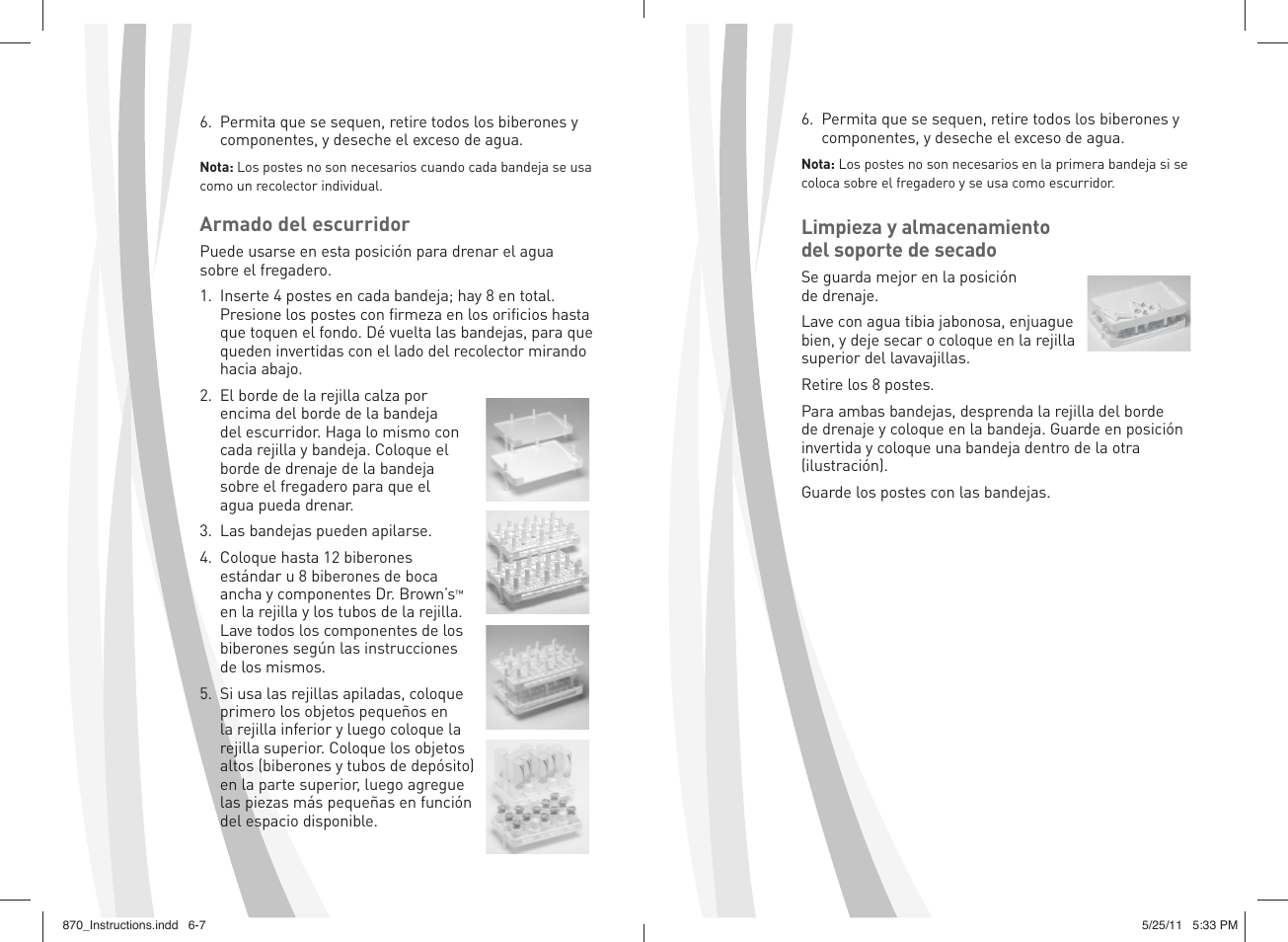 Dr. Brown's Drying Rack User Manual | Page 4 / 6