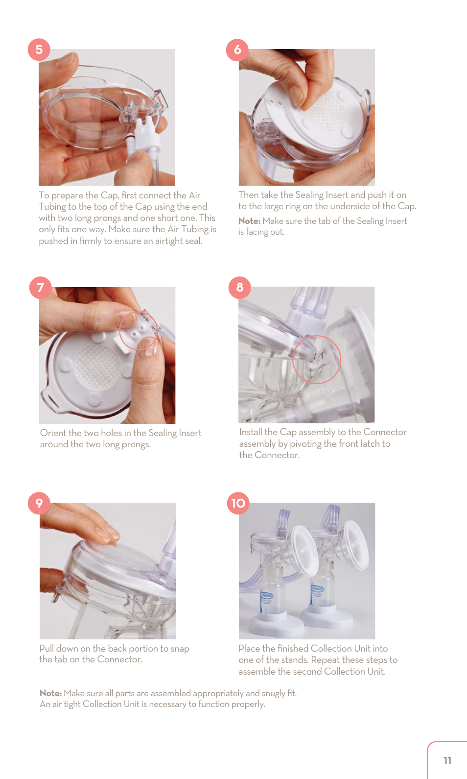 Dr. Brown's Double Electric Breast Pump User Manual | Page 11 / 48