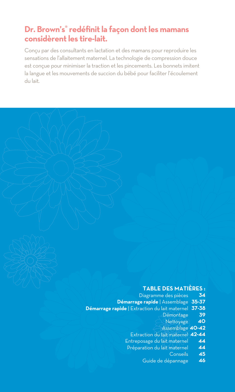 Dr. brown’s | Dr. Brown's Double Electric Breast Pump User Manual | Page 33 / 48