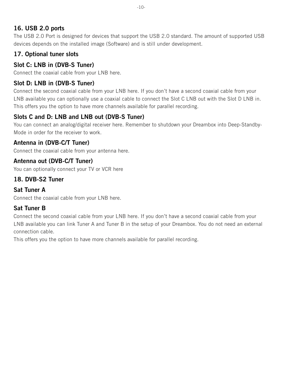 Dream Property DM8000 HD PVR User Manual | Page 10 / 91