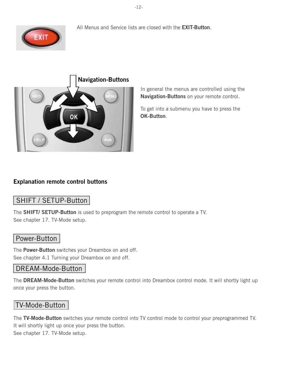 Dream Property DM8000 HD PVR User Manual | Page 12 / 91
