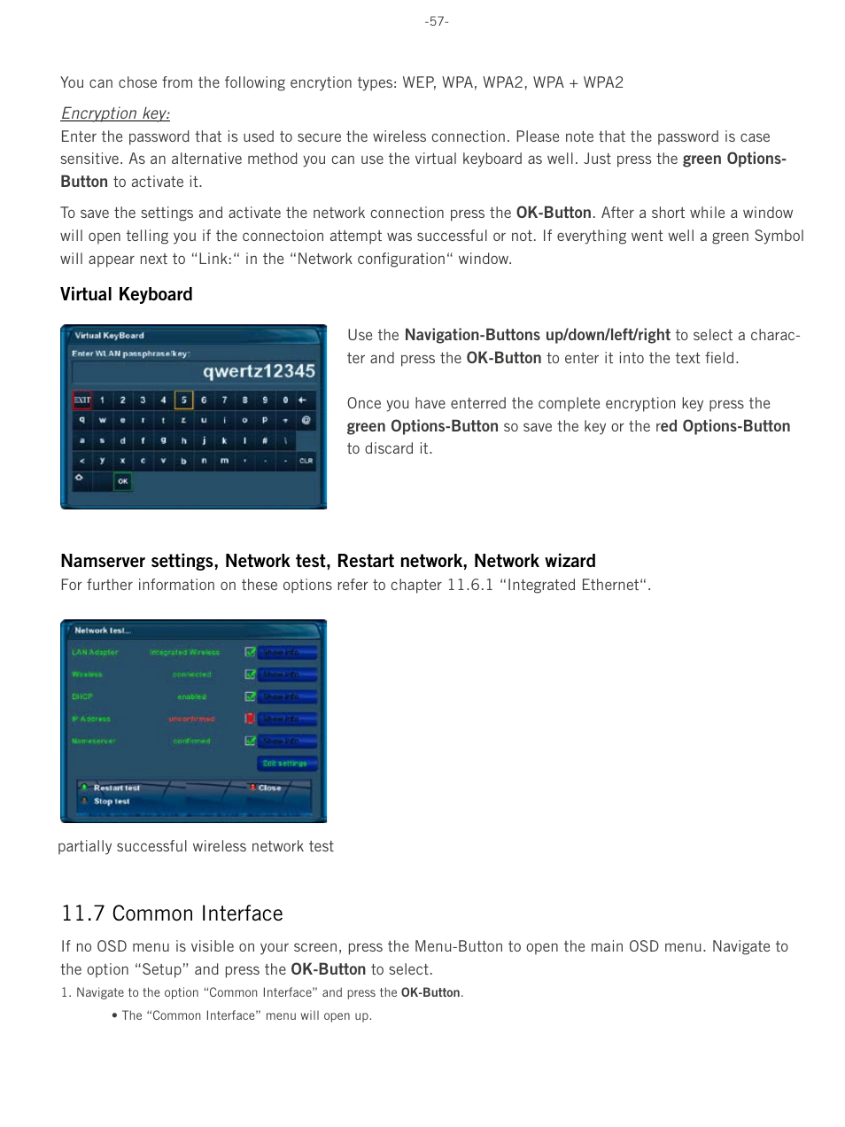 7 common interface | Dream Property DM8000 HD PVR User Manual | Page 57 / 91