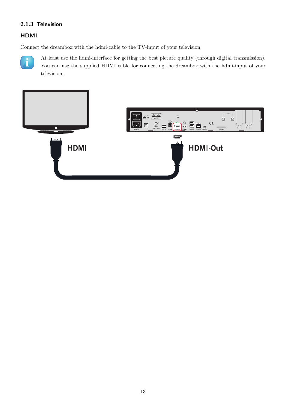 3 television | Dream Property DM7080 HD User Manual | Page 18 / 87
