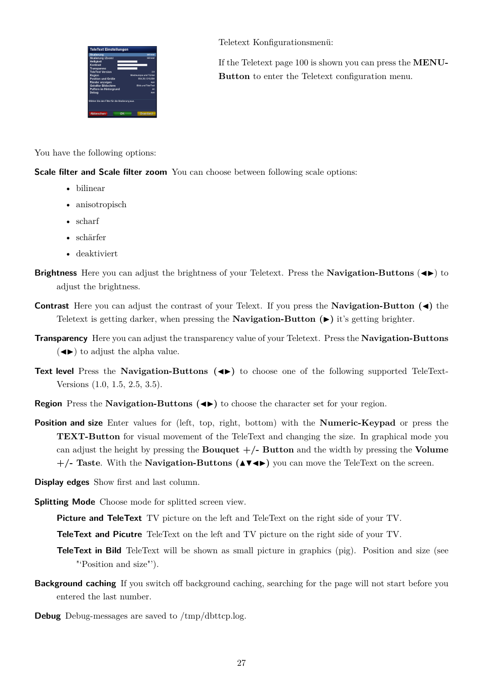 Dream Property DM7080 HD User Manual | Page 32 / 87