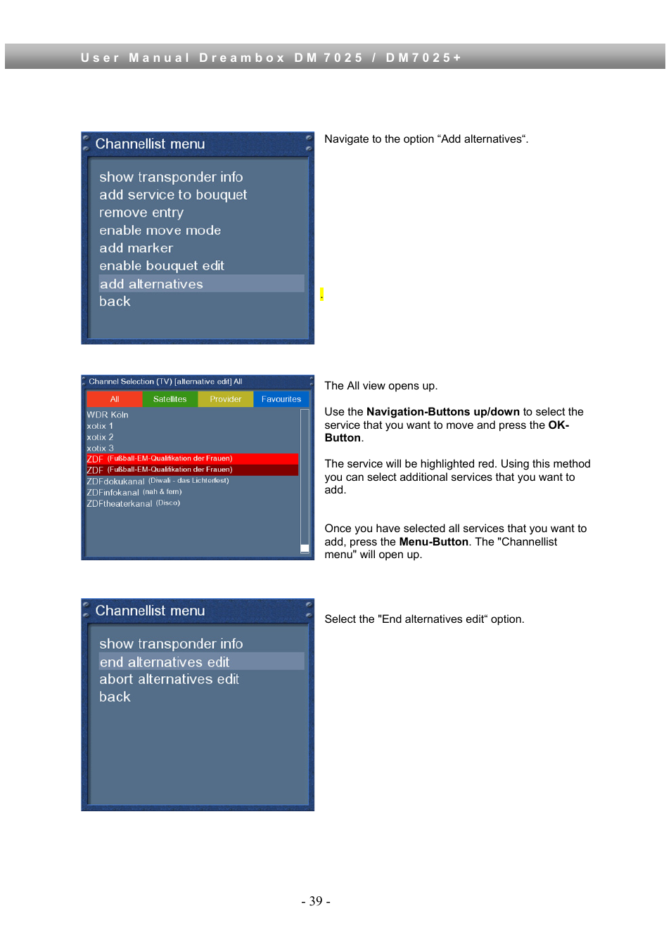 Dream Property DM7025 + User Manual | Page 39 / 114