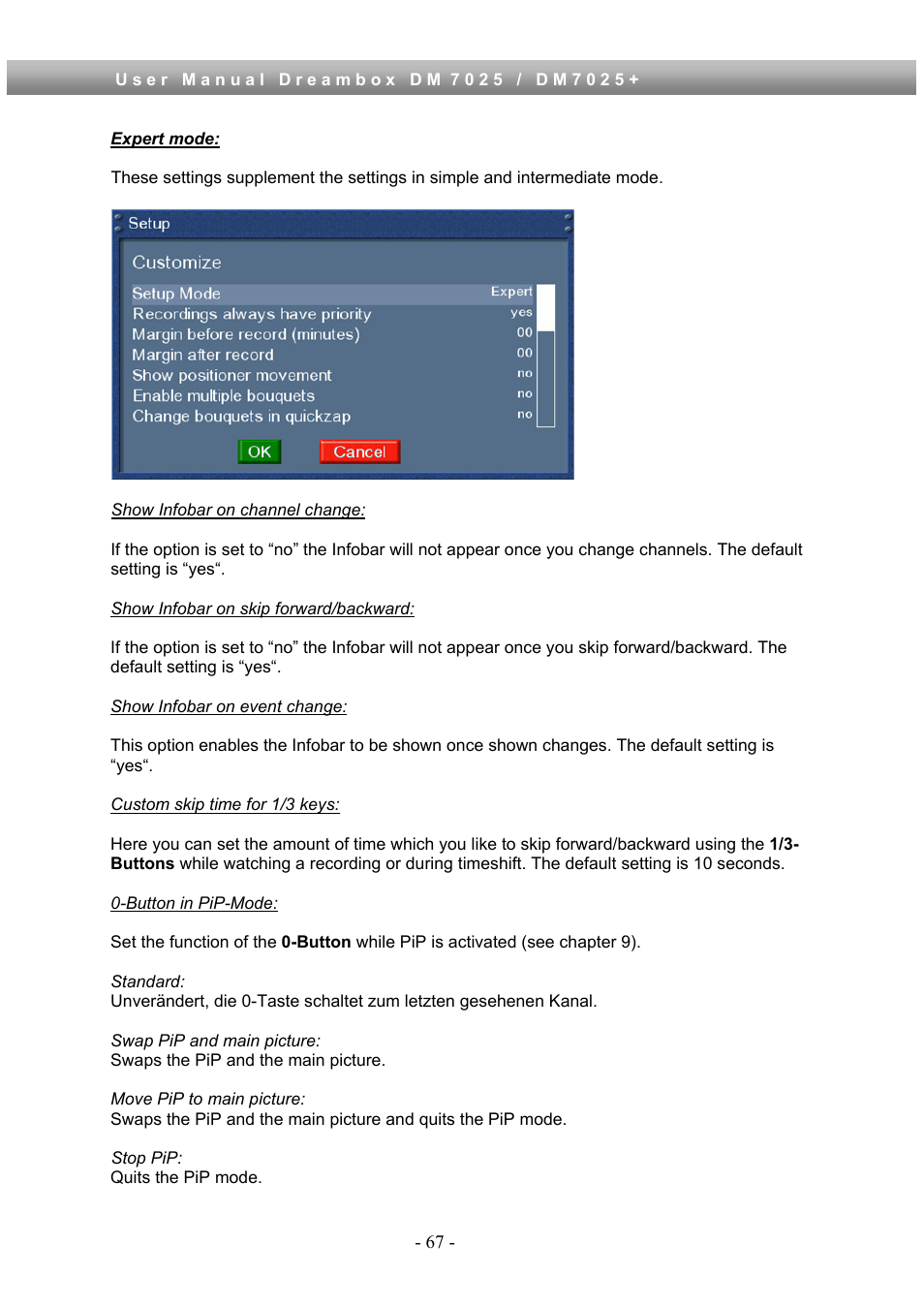 Dream Property DM7025 + User Manual | Page 67 / 114