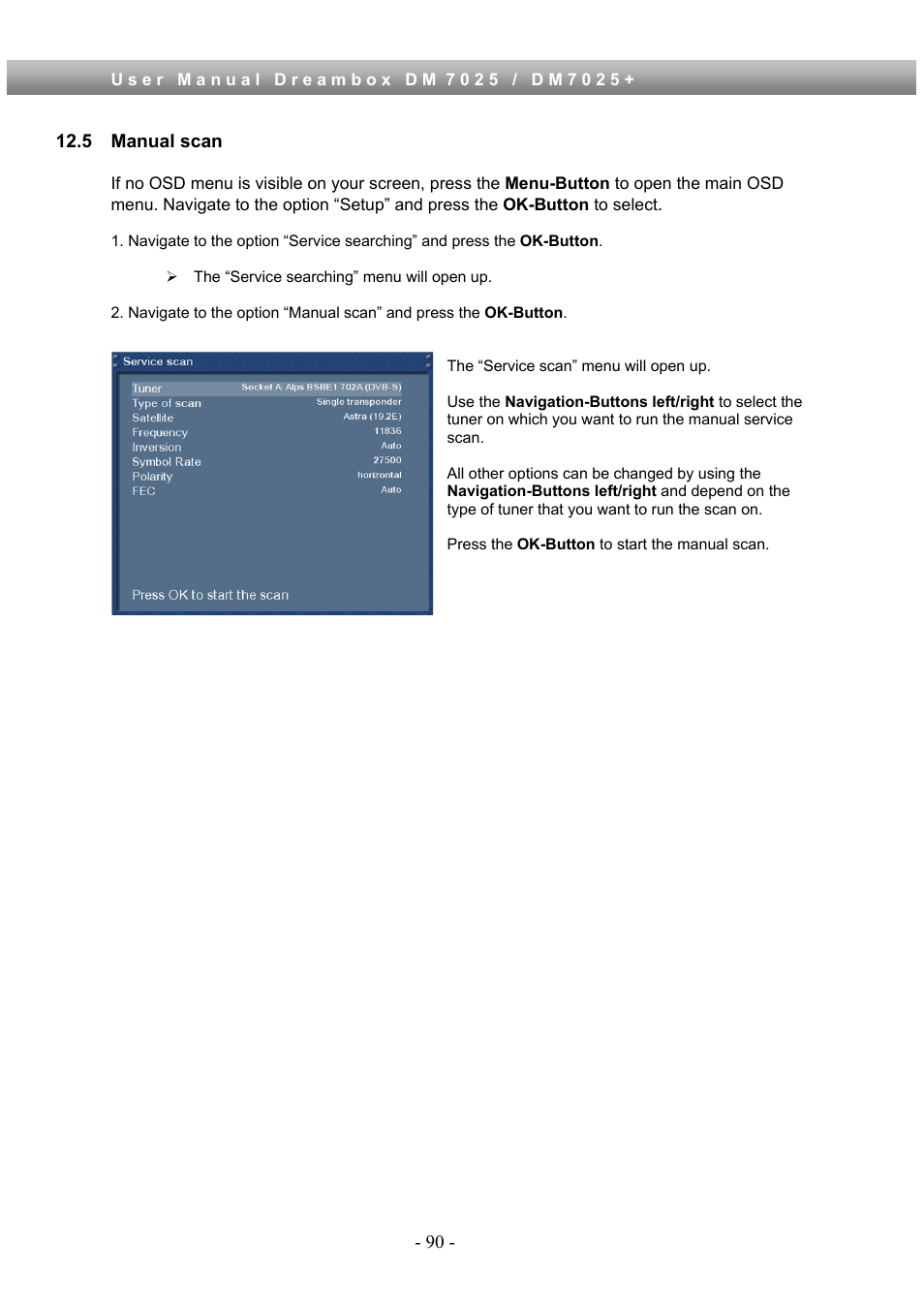 5 manual scan | Dream Property DM7025 + User Manual | Page 90 / 114