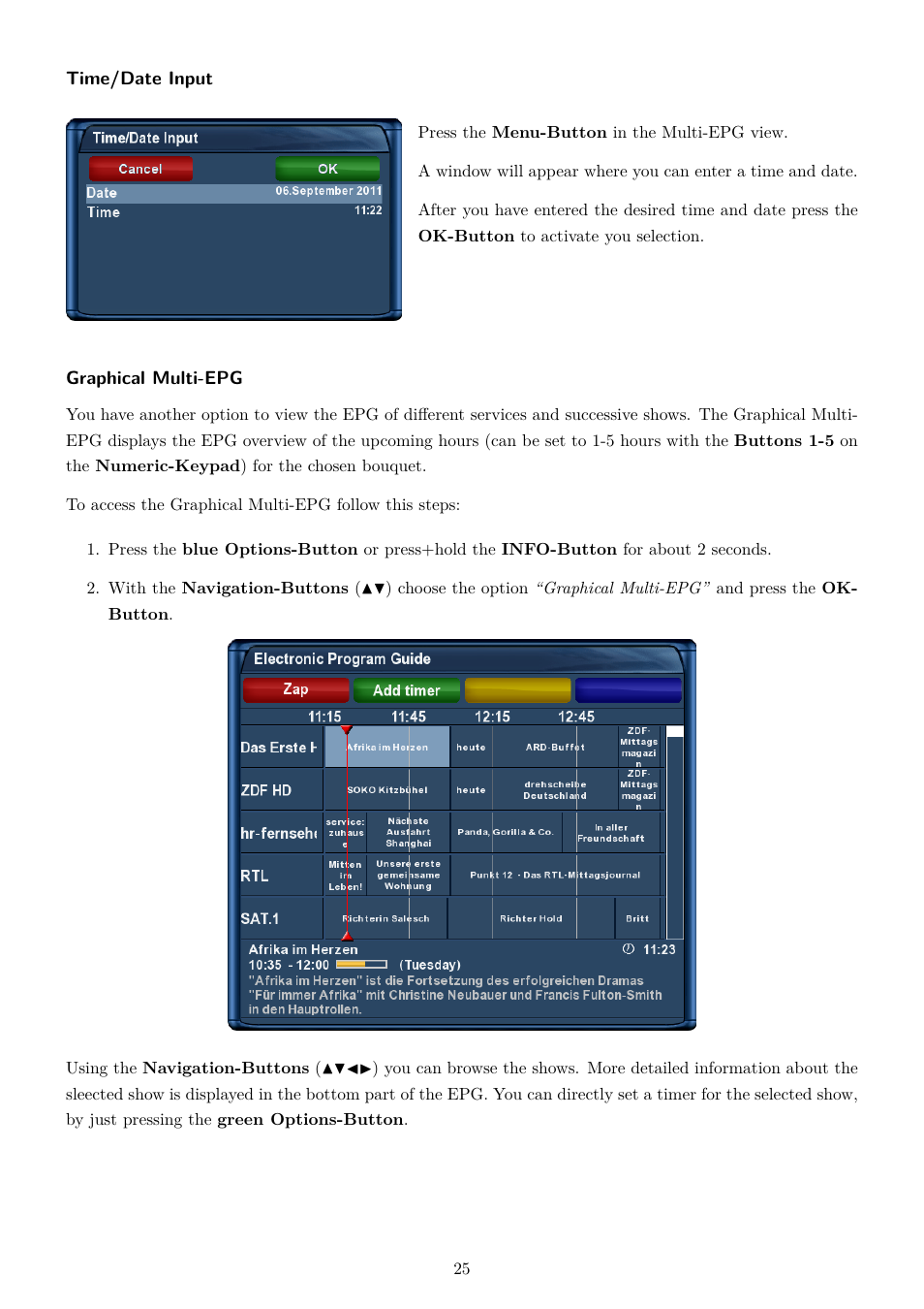 Dream Property DM7020 HD User Manual | Page 30 / 94