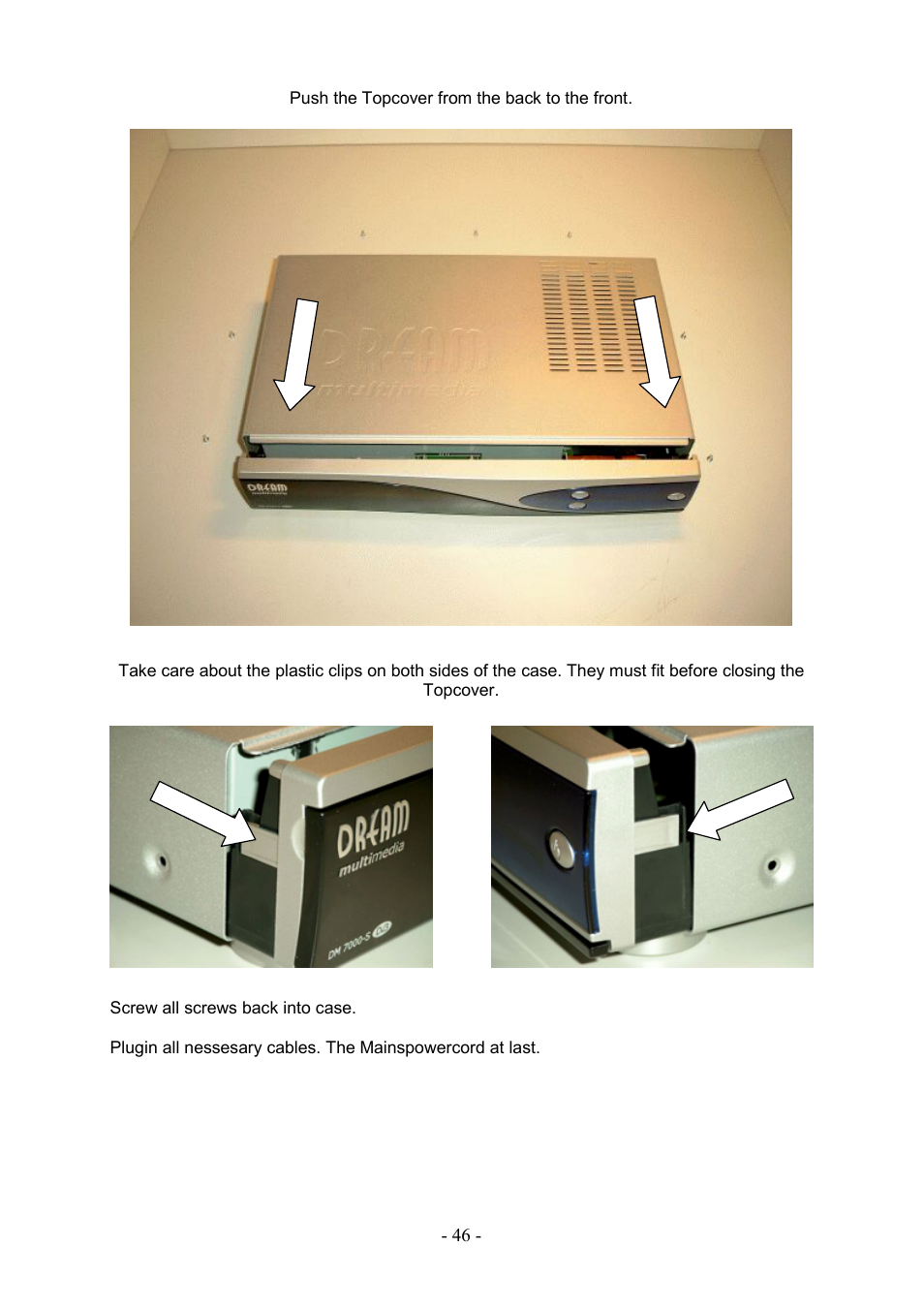 Dream Property DM7000 User Manual | Page 46 / 73