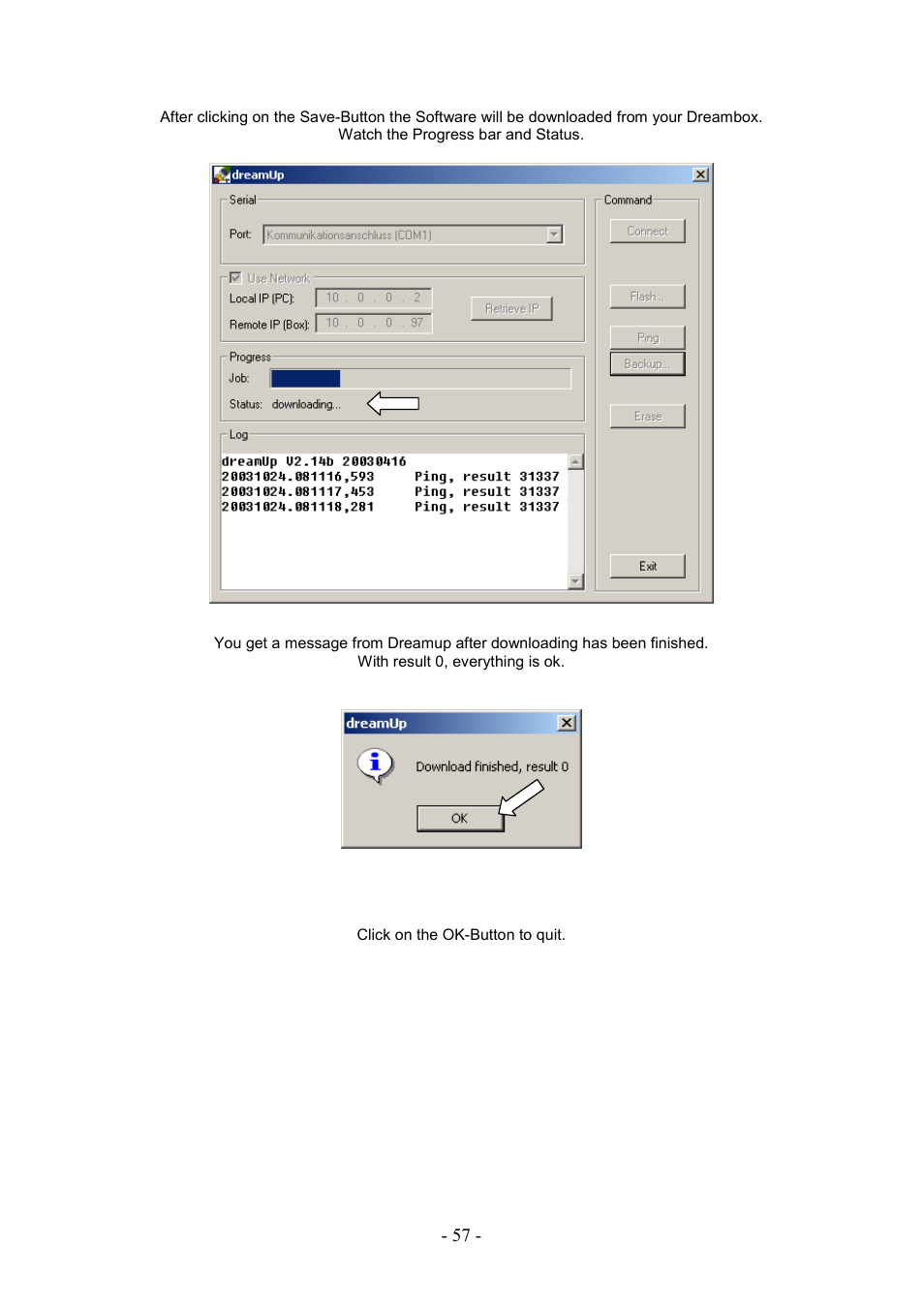 Dream Property DM7000 User Manual | Page 57 / 73