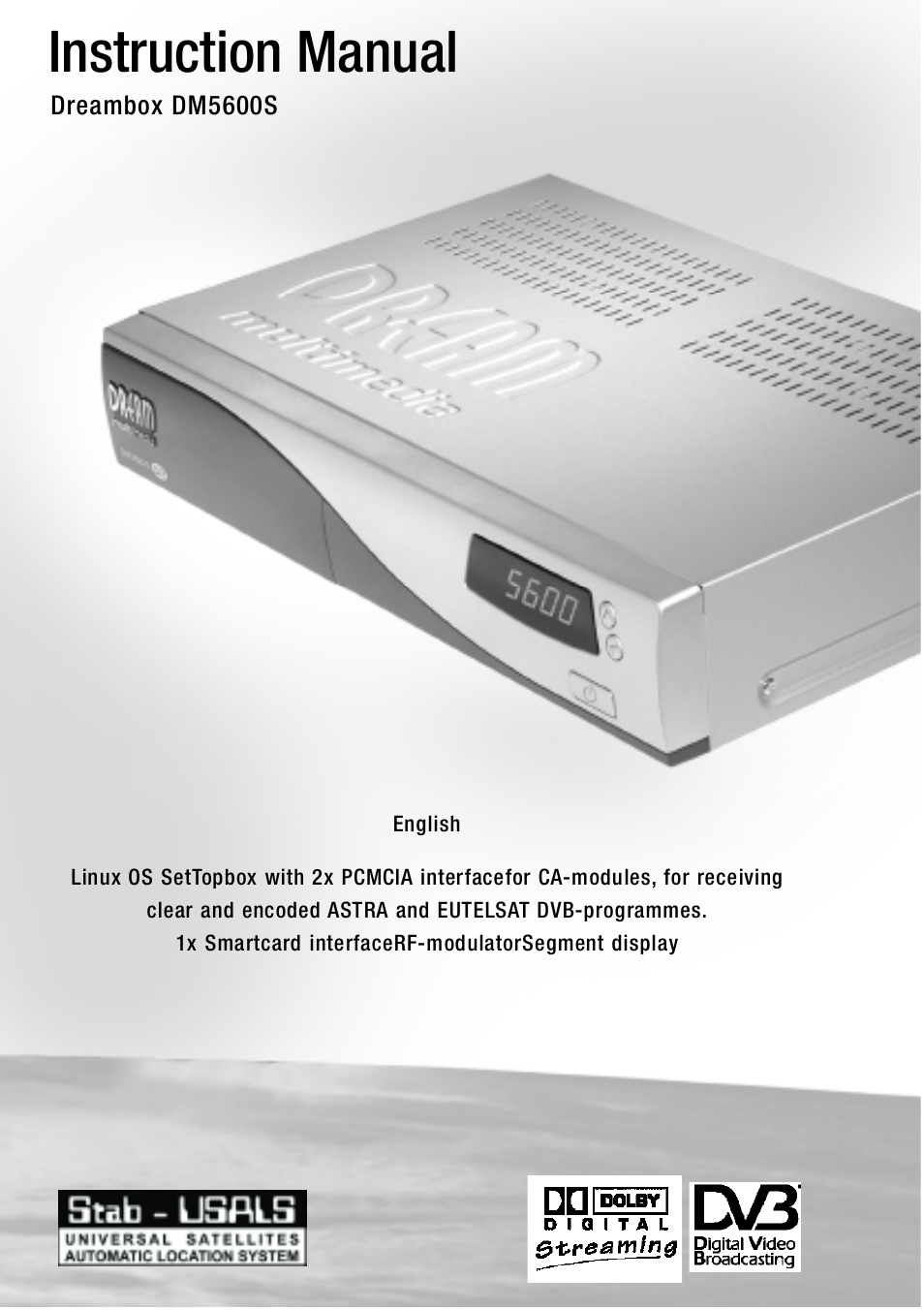 Dream Property DM5600 User Manual | 45 pages