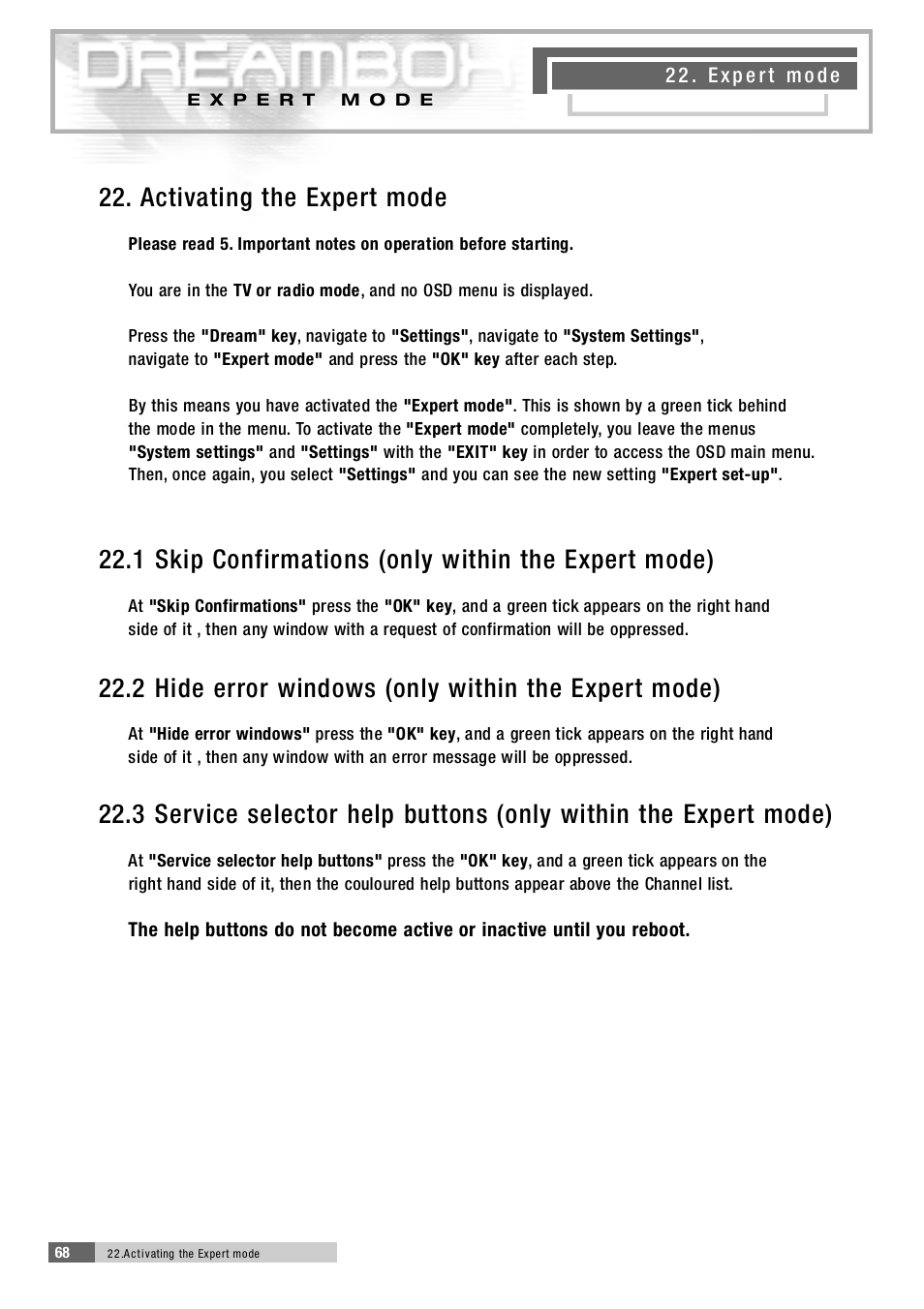 Dream Property DM5600 User Manual | Page 21 / 45