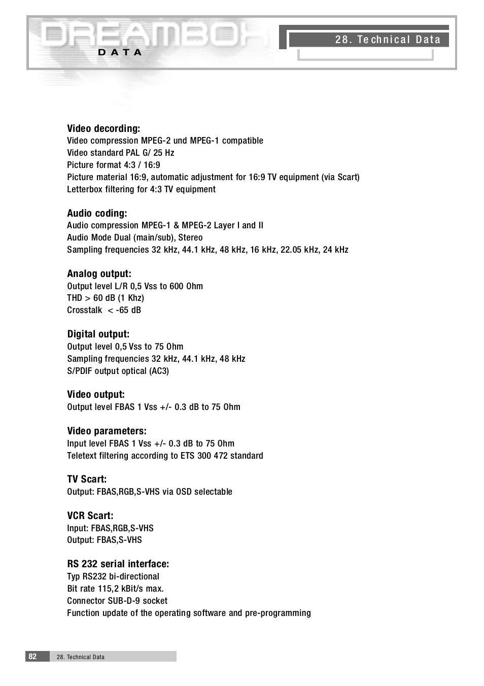 Dream Property DM5600 User Manual | Page 35 / 45