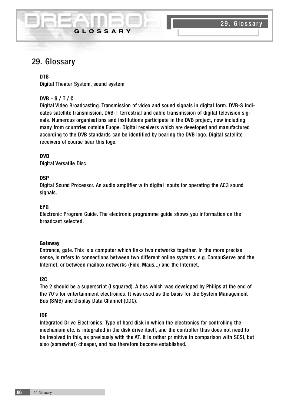 Dream Property DM5600 User Manual | Page 39 / 45
