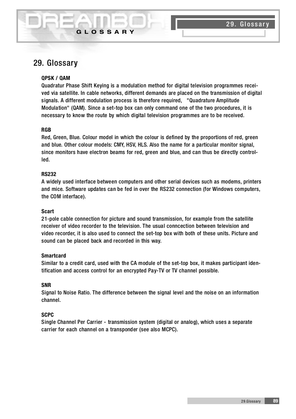 Dream Property DM5600 User Manual | Page 42 / 45