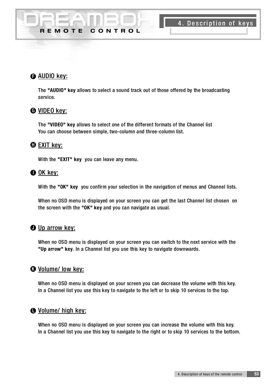Dream Property DM5600 User Manual | Page 6 / 45