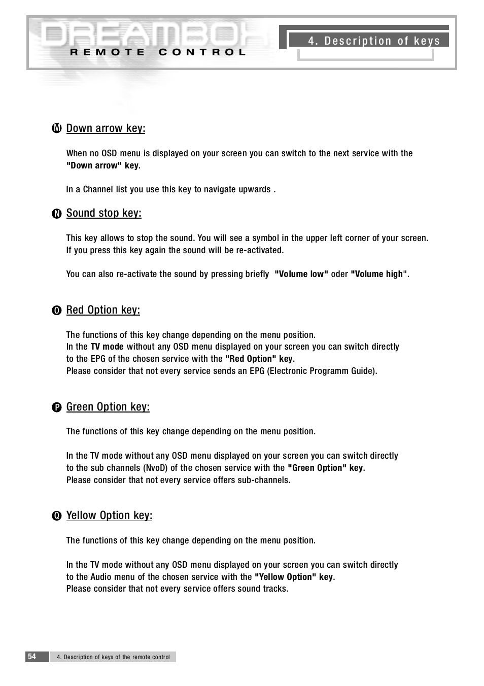 Dream Property DM5600 User Manual | Page 7 / 45