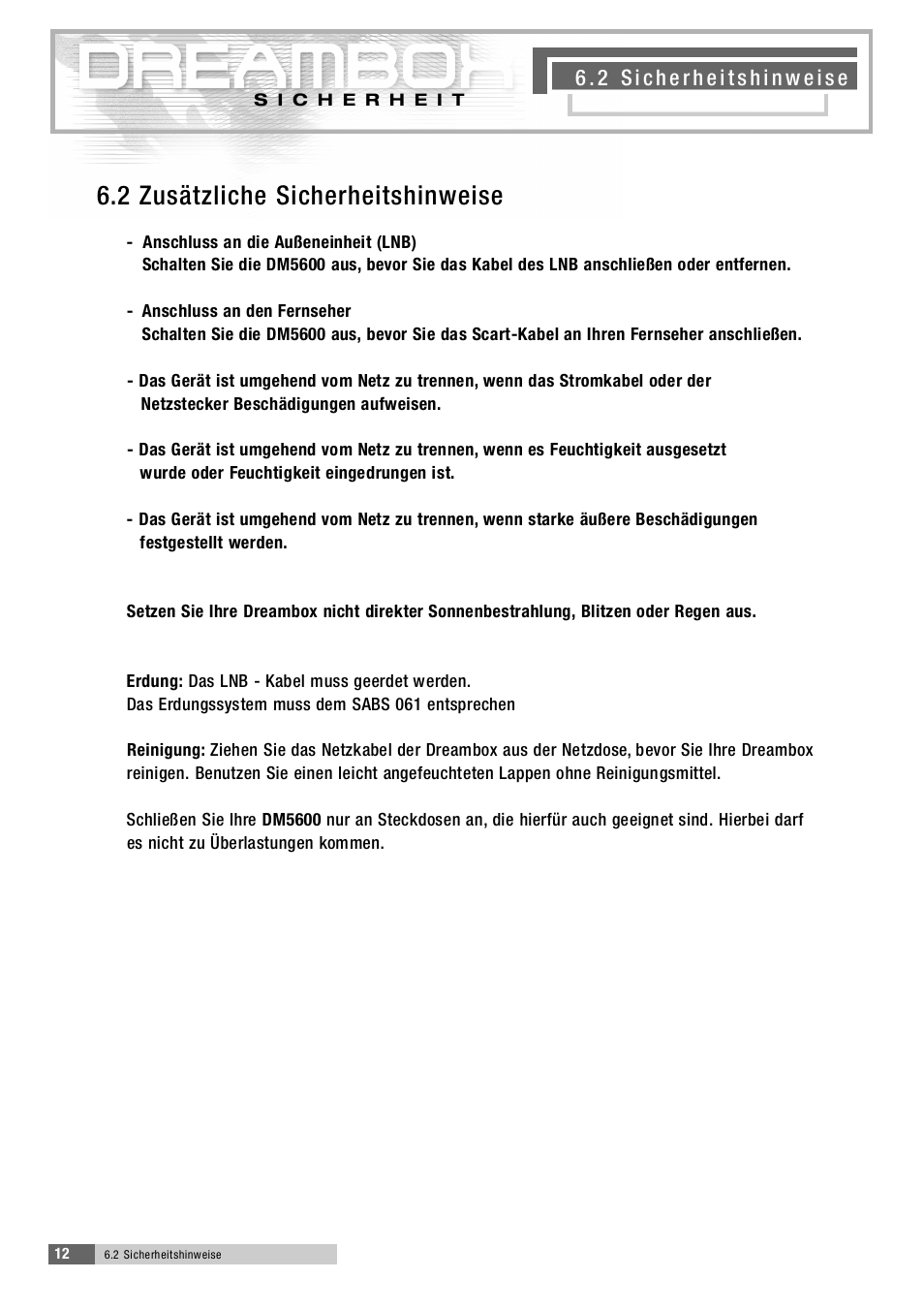Dream Property DM5600 User Manual | Page 13 / 137