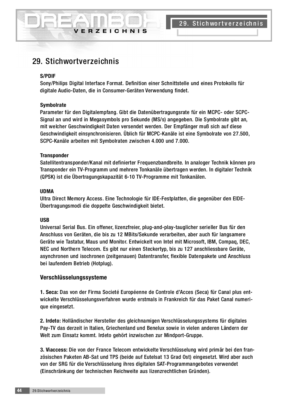 Dream Property DM5600 User Manual | Page 45 / 137