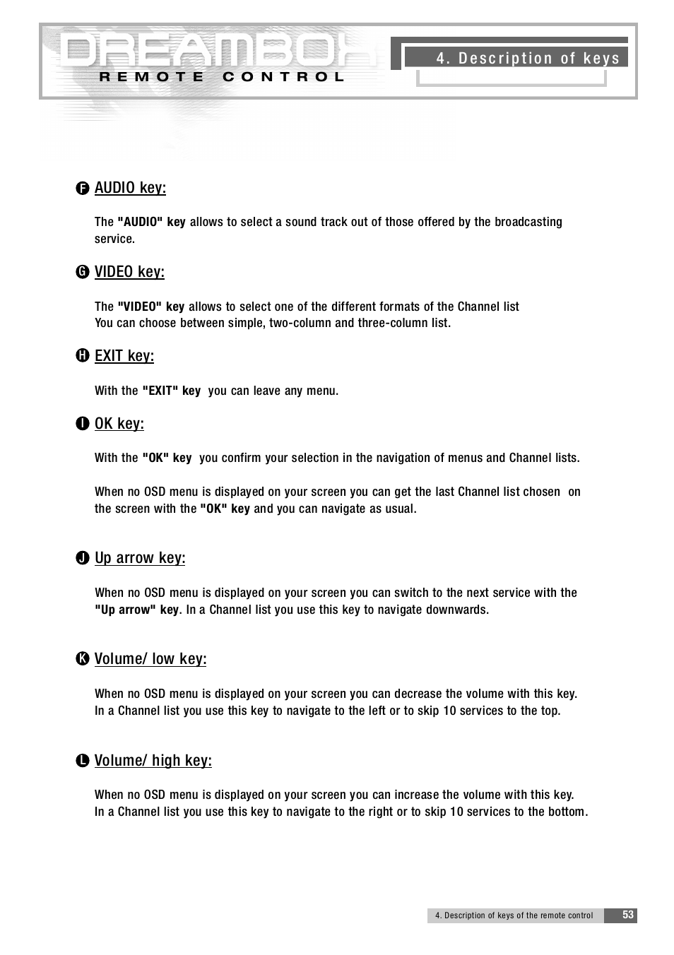 Dream Property DM5600 User Manual | Page 53 / 137