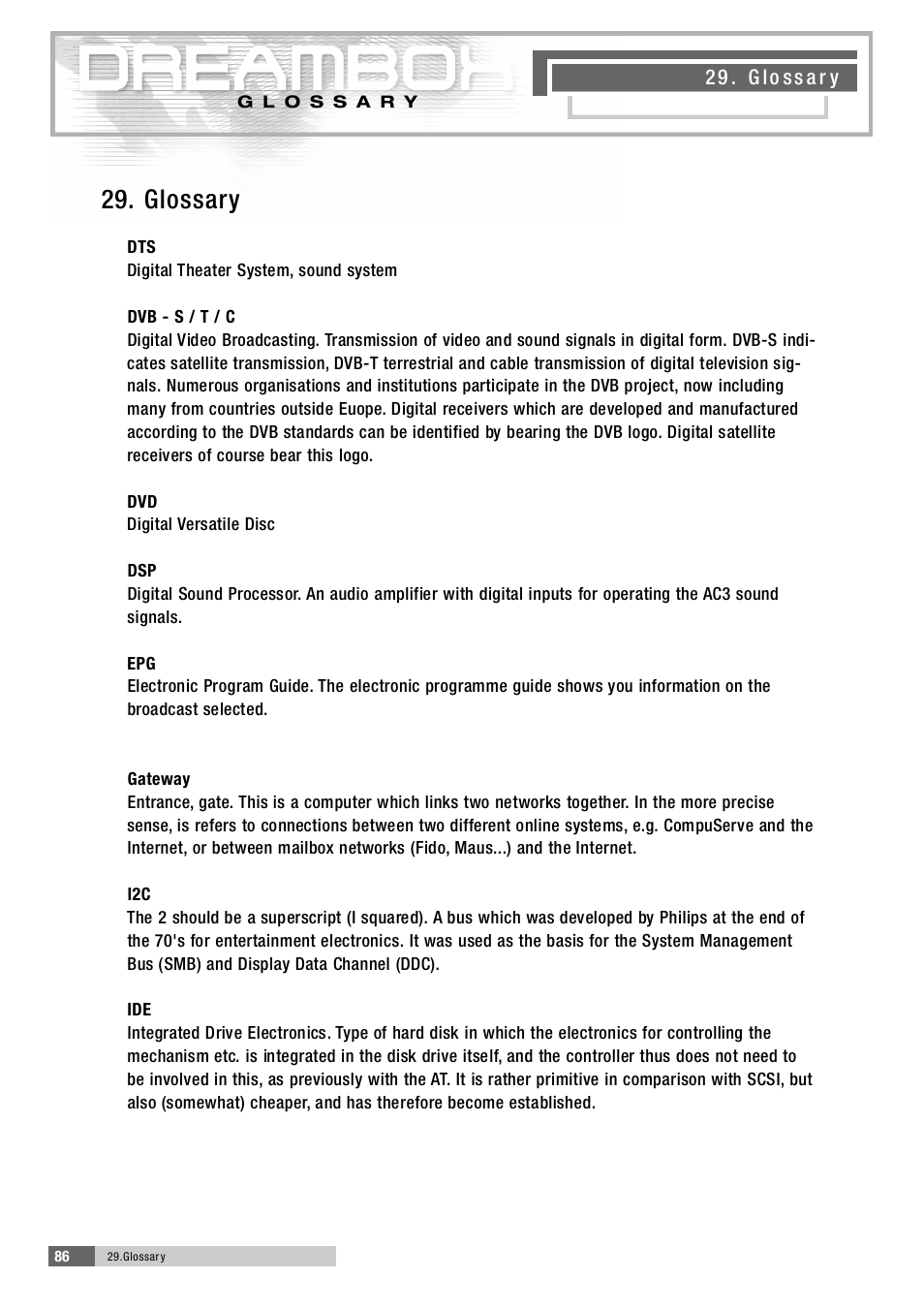Dream Property DM5600 User Manual | Page 86 / 137