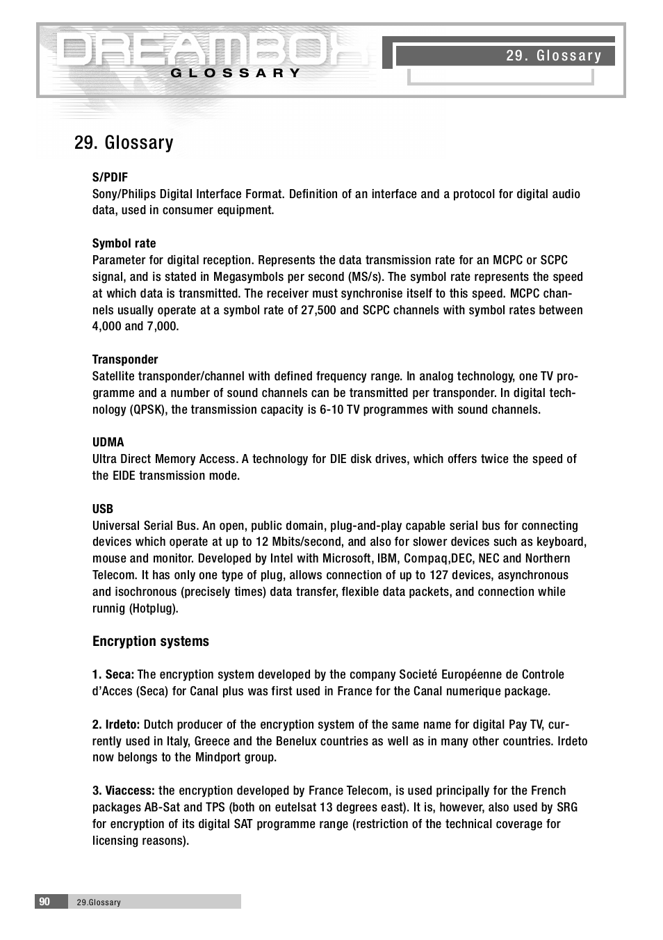 Dream Property DM5600 User Manual | Page 90 / 137