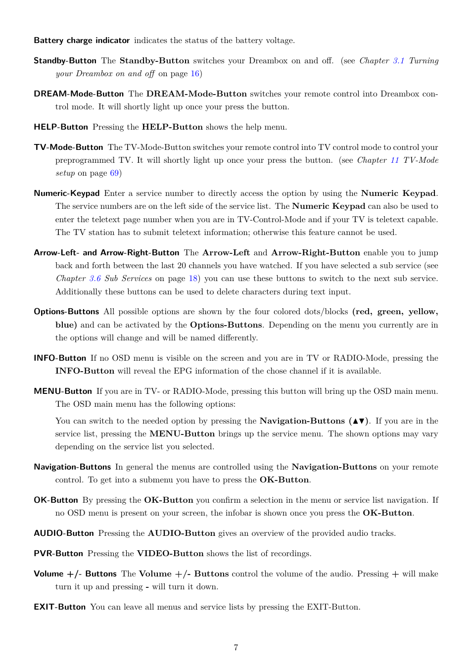 Dream Property DM820 HD User Manual | Page 12 / 81