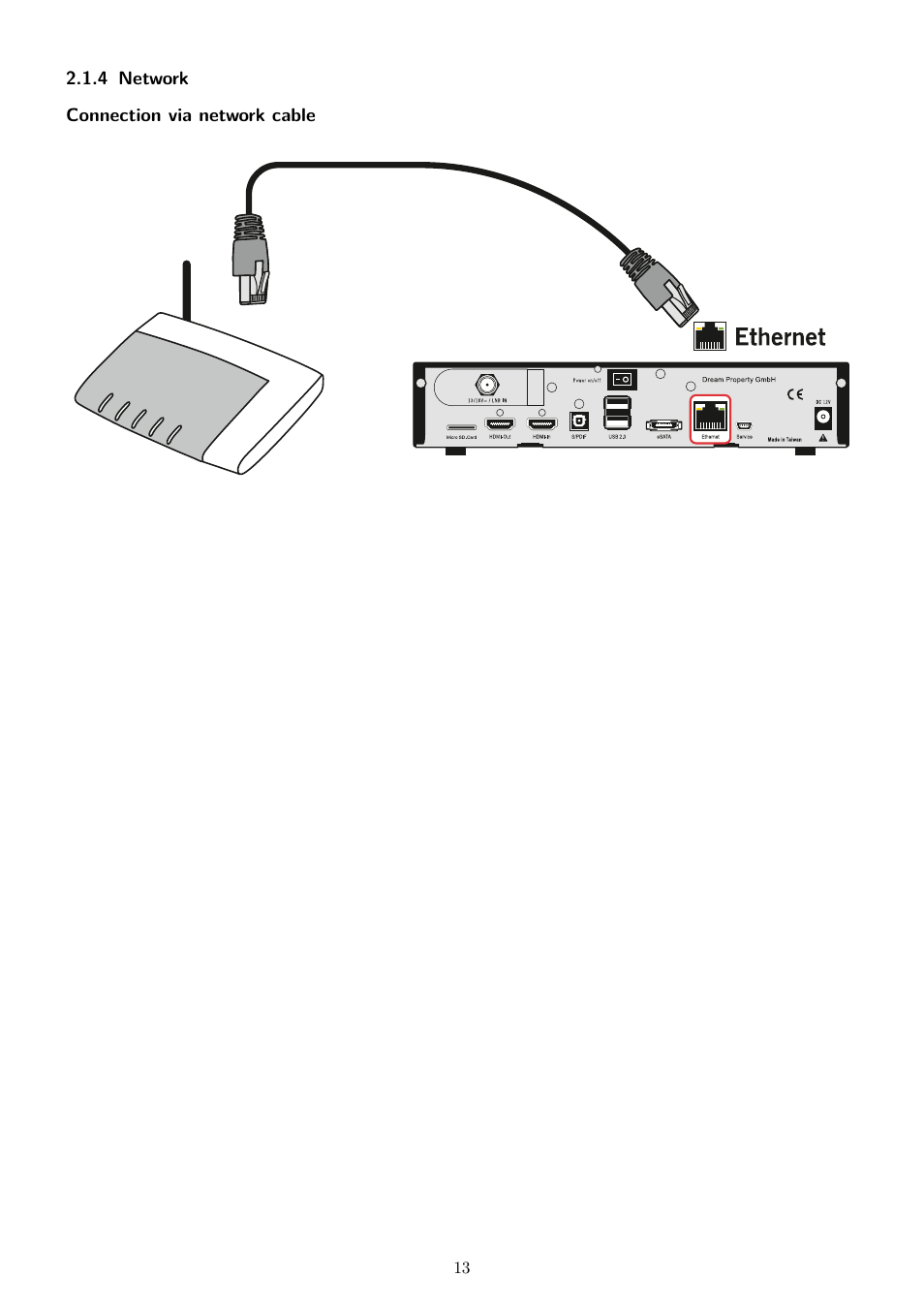 4 network | Dream Property DM820 HD User Manual | Page 18 / 81