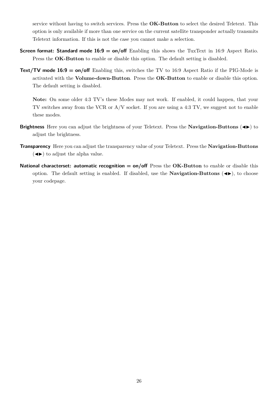 Dream Property DM800 HD se User Manual | Page 31 / 91