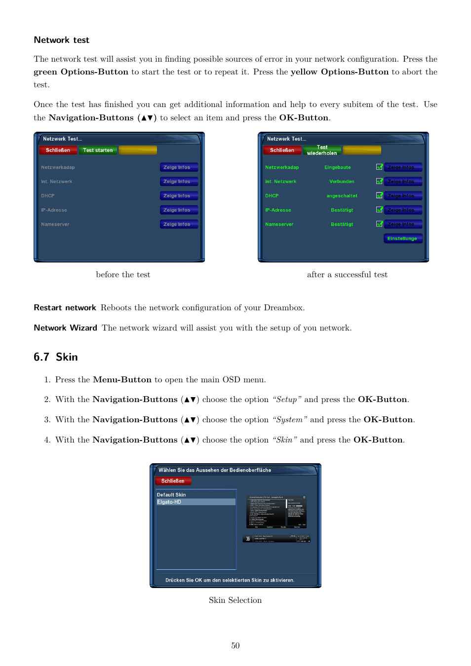 7 skin | Dream Property DM800 HD se User Manual | Page 55 / 91