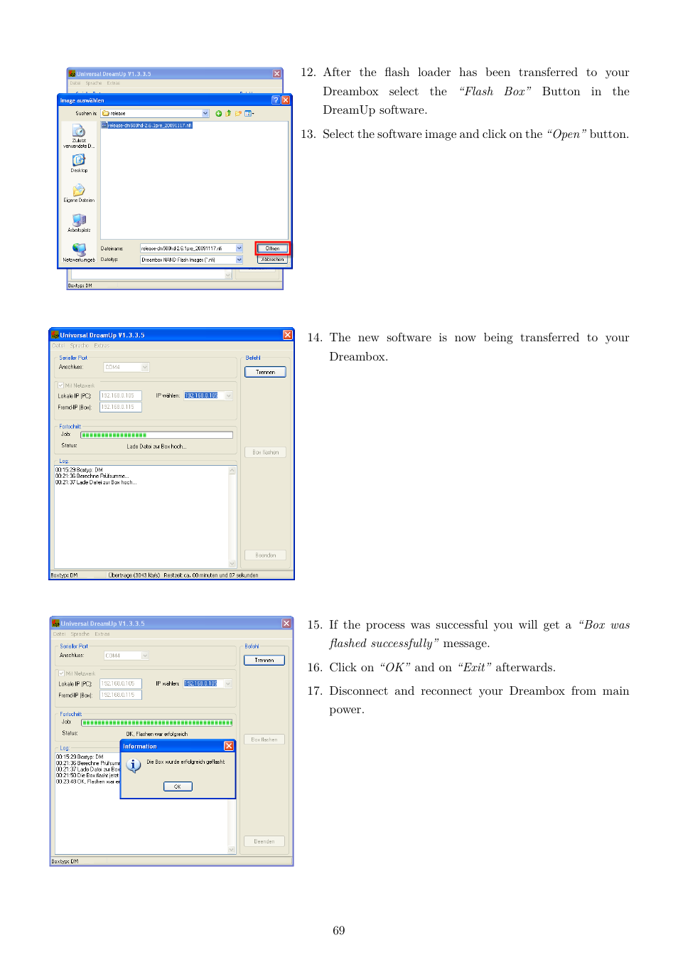 Dream Property DM800 HD se User Manual | Page 74 / 91